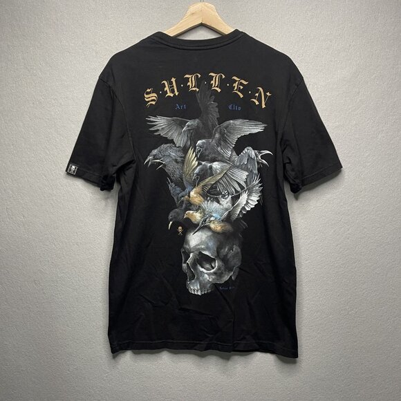 Sullen Men's T-shirt FLOCK Tattoos Urban Design M - Picture 5 of 9